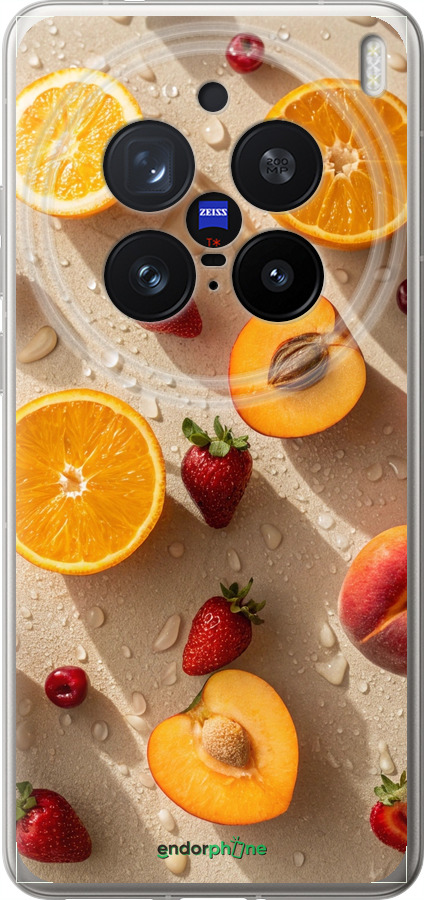 Силиконовый чехол Фрукты 3 для Vivo X200 PRO - 6703u-3883 изображение 