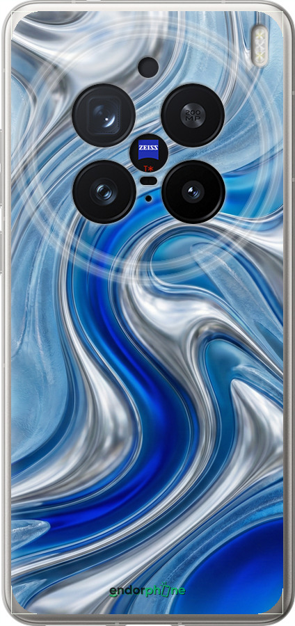 Силиконовый чехол Liquid Chrome для Vivo X200 PRO - 6781u-3883 изображение 