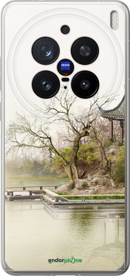 Силиконовый чехол Японский пейзаж для Vivo X200 PRO - 776u-3883 изображение 