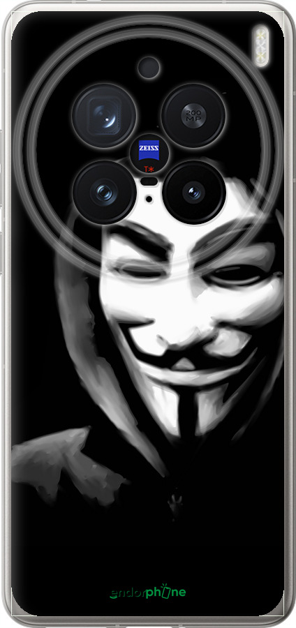 Силіконовий чехол Анонімус для Vivo X200 PRO - 832u-3883 изображение 