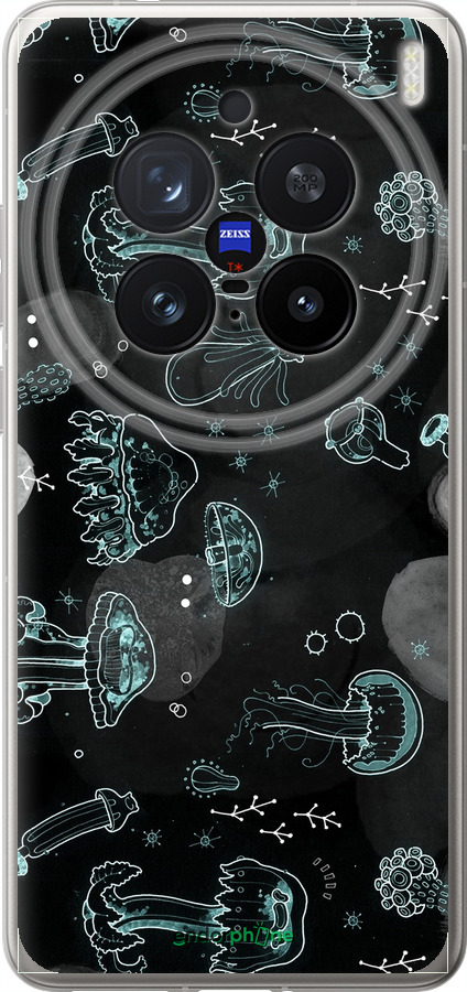 Силиконовый чехол Медузы для Vivo X200 PRO - 906u-3883 изображение 