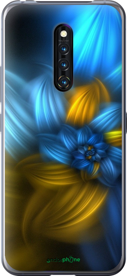 

Силіконовий чохол "Візерунок 46" для Vivo X27 Pro, Синій
