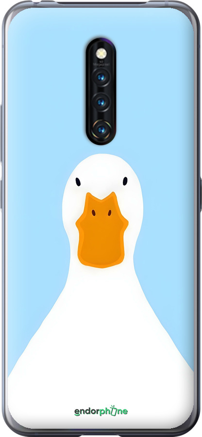 Силіконовий чехол Гусак для Vivo X27 Pro - 6350u-1772 изображение 