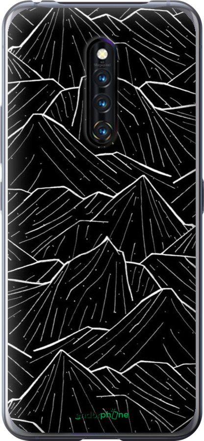 Силіконовий чехол Із зображенням Темних гір для Vivo X27 Pro - 6489u-1772 изображение 