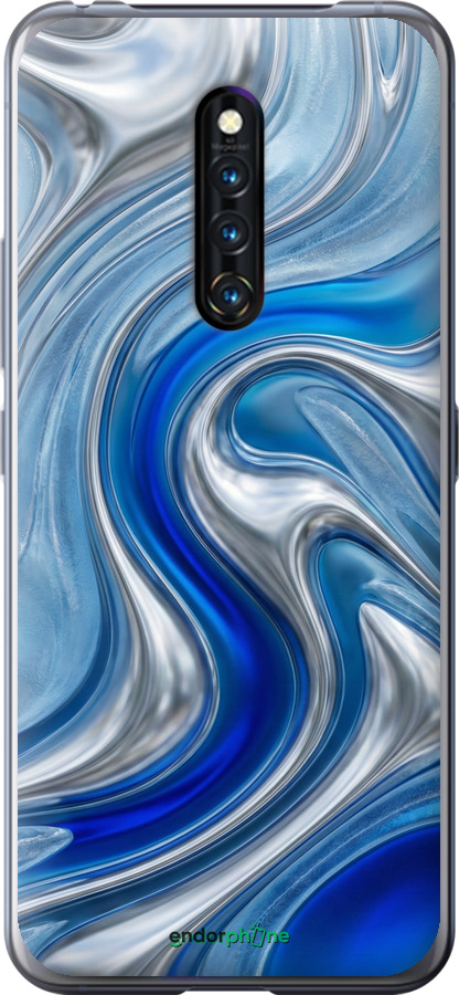 Силиконовый чехол Liquid Chrome для Vivo X27 Pro - 6781u-1772 изображение 