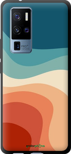 TPU чехол У стилі ретро з хвилями для Vivo X50 Pro Plus - 6531b-2056 изображение 