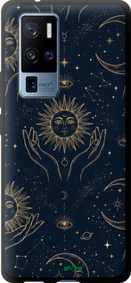 TPU чехол Celestial Harmony: Sun & Moon Gold Mystic Pattern для Vivo X50 Pro Plus - 6778b-2056 изображение 