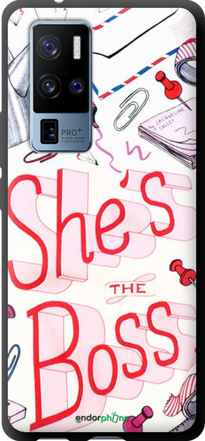 TPU чехол she's the  boss для Vivo X50 Pro Plus - 4254b-2056 изображение 