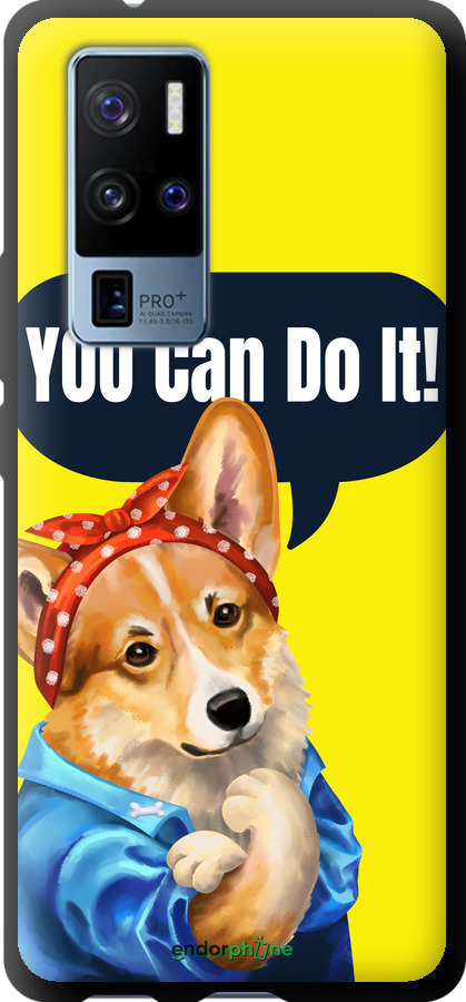 TPU чехол чехол с корги You Can Do It для Vivo X50 Pro Plus - 6184b-2056 изображение 