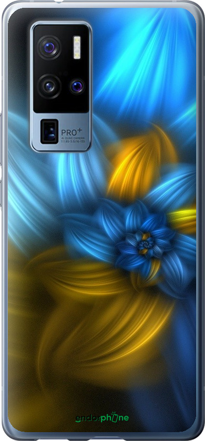 

Силіконовий чохол "Візерунок 46" для Vivo X50 Pro Plus, Синій