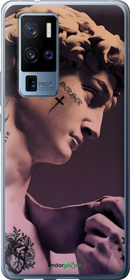 Силиконовый чехол Давид для Vivo X50 Pro Plus - 6302u-2056 изображение 