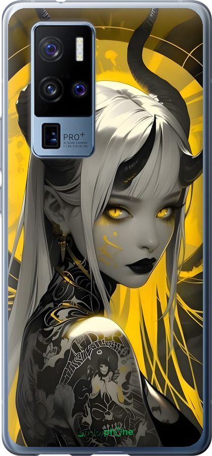 Силиконовый чехол Аниме демон 2 для Vivo X50 Pro Plus - 6309u-2056 изображение 