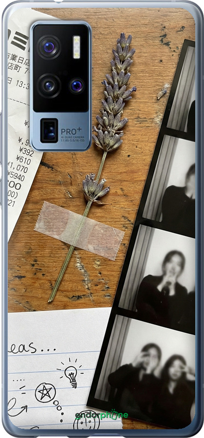 Силіконовий чехол Aesthetic Scrapbook Collage для Vivo X50 Pro Plus - 6773u-2056 изображение 