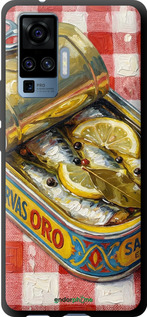 TPU чехол Vintage Sardine Tin Phone для Vivo X50 Pro - 6772b-1956 изображение 