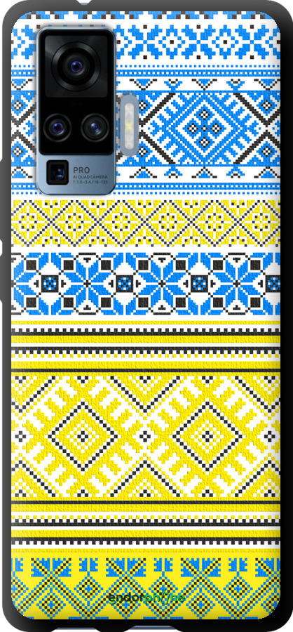 TPU чехол Вышиванка 40 для Vivo X50 Pro - 1174b-1956 изображение 