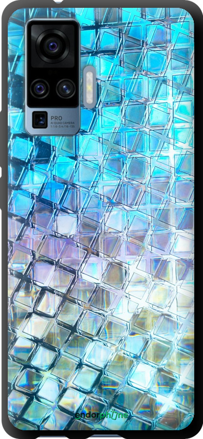 TPU чехол Луска, яка переливається для Vivo X50 Pro - 227b-1956 изображение 