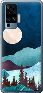 Силіконовий чехол Гірська ідилія нічний краєвид для Vivo X50 Pro - 6488u-1956 изображение 