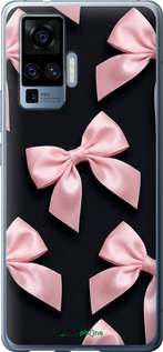 Силиконовый чехол Coquette Ribbons Dark Coquette для Vivo X50 Pro - 6767u-1956 изображение 