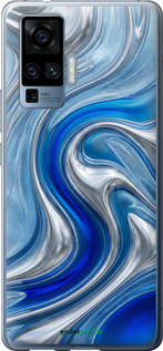 Силиконовый чехол Liquid Chrome для Vivo X50 Pro - 6781u-1956 изображение 