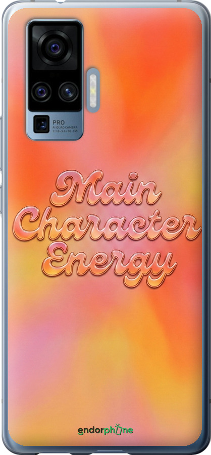 Силиконовый чехол Aura Gradient Main Character Energy Aesthetic Y2K для Vivo X50 Pro - 6783u-1956 изображение 