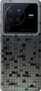 Силиконовый чехол Кубики для Vivo X80 Pro - 1061u-2630 изображение 