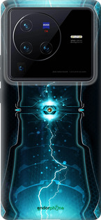 Силиконовый чехол Молнии в цилиндре для Vivo X80 Pro - 120u-2630 изображение 