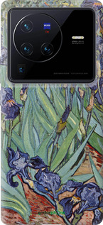 Силиконовый чехол Винсент Ван Гог. Ирисы для Vivo X80 Pro - 161u-2630 изображение 