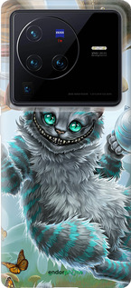 Силиконовый чехол Чеширский кот 2 для Vivo X80 Pro - 3993u-2630 изображение 