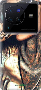 Силиконовый чехол Девушка в тату для Vivo X80 Pro - 4001u-2630 изображение 