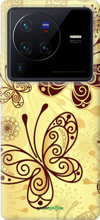 Силіконовий чехол Красиві метелики для Vivo X80 Pro - 4170u-2630 изображение 