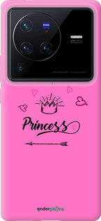 Силиконовый чехол Princess для Vivo X80 Pro - 4361u-2630 изображение 
