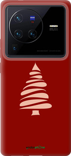 Силиконовый чехол Новогодний 15 для Vivo X80 Pro - 4628u-2630 изображение 