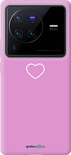 Силиконовый чехол Сердце 2 для Vivo X80 Pro - 4863u-2630 изображение 