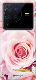 Силіконовий чехол Троянди для Vivo X80 Pro - 525u-2630 изображение 
