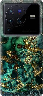 Силиконовый чехол 'Мрамор золото богатство' для Vivo X80 Pro изображение 7