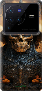 Силиконовый чехол Череп 2 для Vivo X80 Pro - 5652u-2630 изображение 