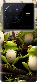 Силиконовый чехол Жабки для Vivo X80 Pro - 5656u-2630 изображение 