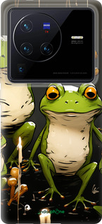 Силиконовый чехол Жабки 2 для Vivo X80 Pro - 5657u-2630 изображение 
