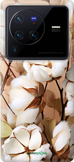 Силиконовый чехол Хлопок для Vivo X80 Pro - 5665u-2630 изображение 