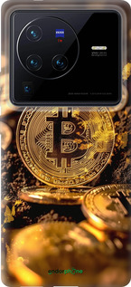 Силиконовый чехол Золотая лихорадка биткойна для Vivo X80 Pro - 6089u-2630 изображение 