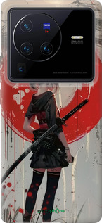 Силиконовый чехол Сумерки воина: Танец с катаной для Vivo X80 Pro - 6123u-2630 изображение 