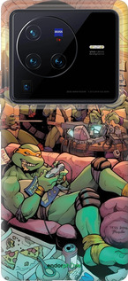 Силіконовий чехол Черепашки ніндзя для Vivo X80 Pro - 6346u-2630 изображение 