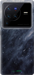 Силиконовый чехол Голубые облака, Голубая луна для Vivo X80 Pro - 6398u-2630 изображение 