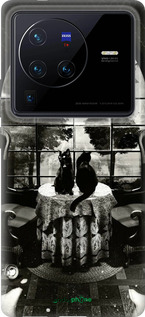 Силіконовий чехол Череп та коти для Vivo X80 Pro - 6432u-2630 изображение 