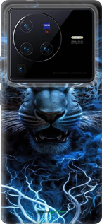 Силиконовый чехол Ледяной леопард для Vivo X80 Pro - 6460u-2630 изображение 