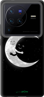 Силиконовый чехол Лунные объятия для Vivo X80 Pro - 6508u-2630 изображение 
