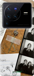 Силіконовий чехол Aesthetic Scrapbook Collage для Vivo X80 Pro - 6773u-2630 изображение 