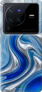 Силиконовый чехол Liquid Chrome для Vivo X80 Pro - 6781u-2630 изображение 