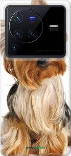 Силіконовий чехол Йоркширський тер'єр із хвостиком для Vivo X80 Pro - 930u-2630 изображение 