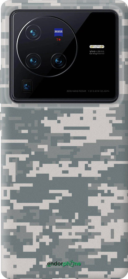 Силиконовый чехол Камуфляж для Vivo X80 Pro - 1085u-2630 изображение 